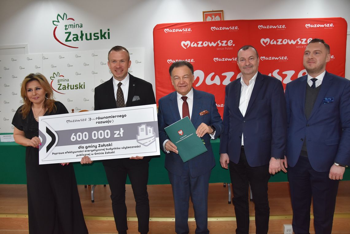 Szkoły podstawowe z Gminy Załuski z dofinansowaniem sejmiku Mazowsza