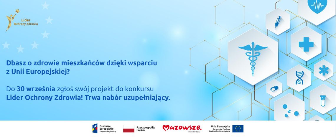 Szukają Liderów Ochrony Zdrowia na Mazowszu - zgłoś swój projekt do 30 września! 