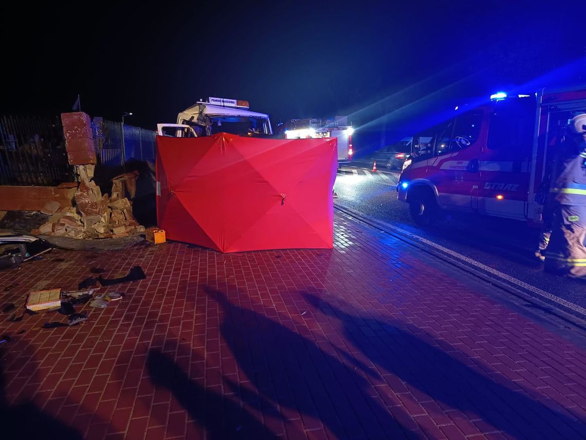 Tragiczne zdarzenie drogowe w Chociszewie