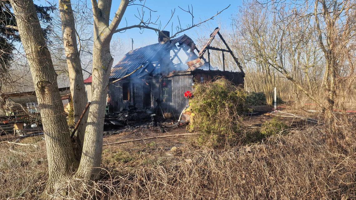 Tragiczny pożar budynku w gminie Czerwińsk nad Wisłą