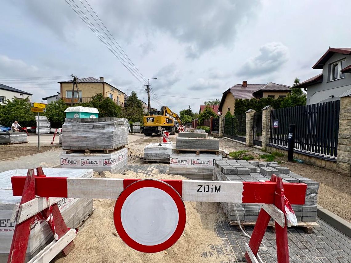 Trwa remont ulicy Prostej w Płońsku