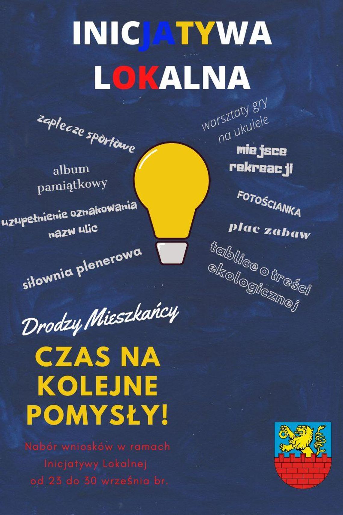 W Nasielsku czekają na pomysły inicjatyw lokalnych