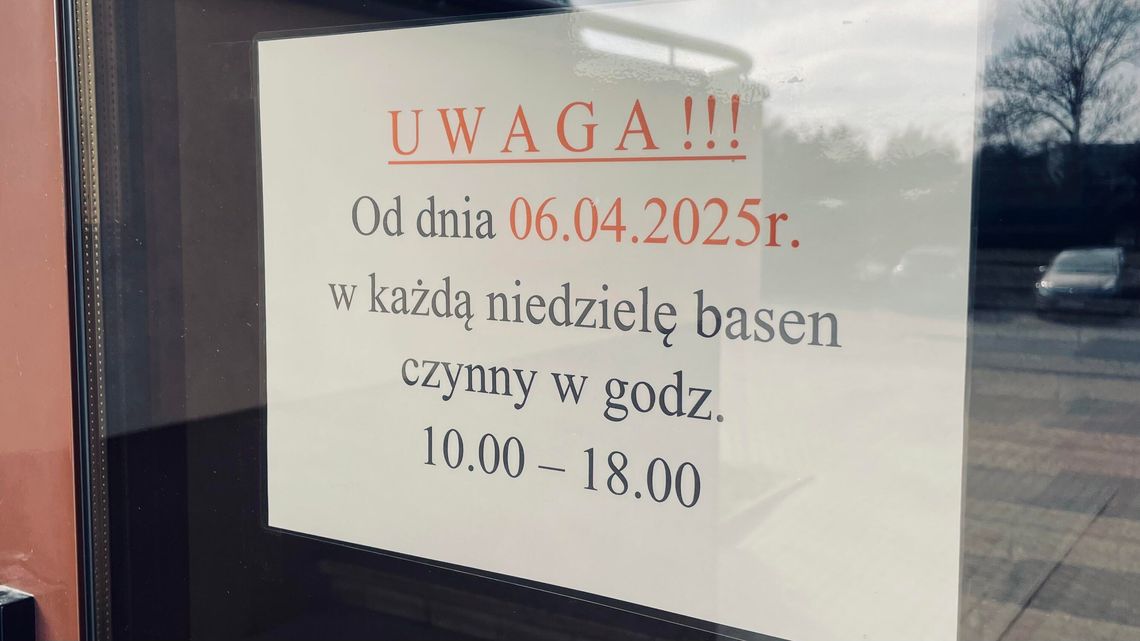 W niedziele w Płońsku popływamy krócej. Powód? "Racjonalizacja wydatków"