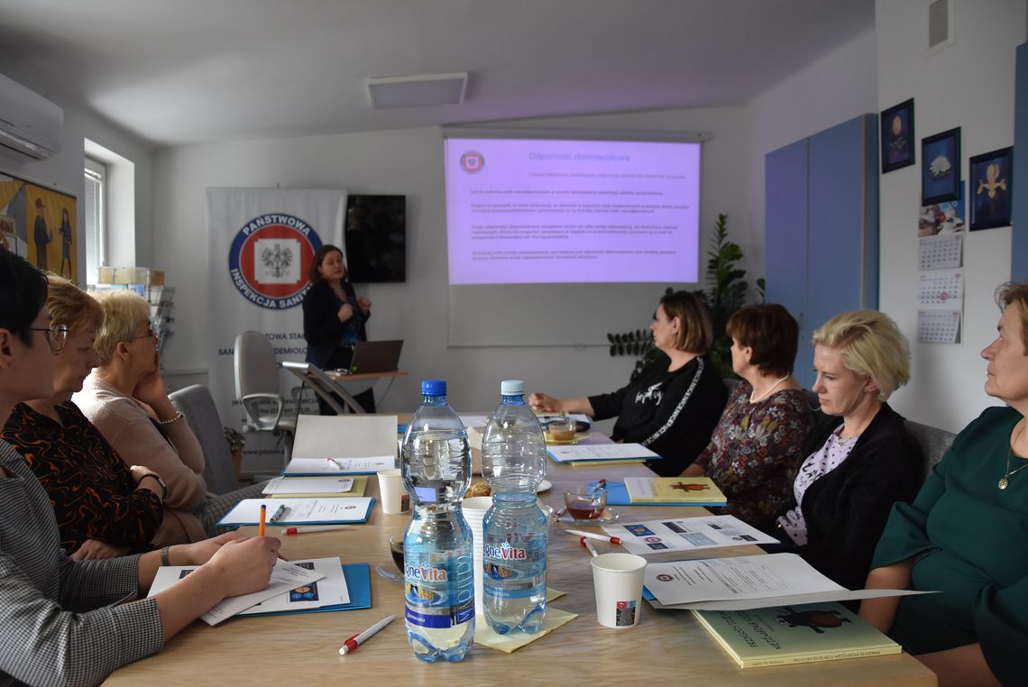 W płońskim sanepidzie przekonywano o zasadności szczepień