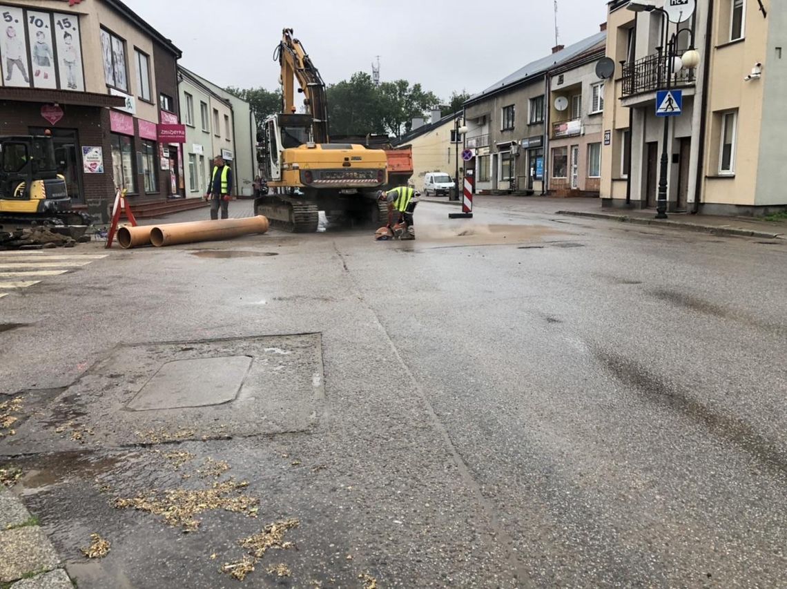 Warszawską już przejedziemy, ale zamknięte zostały inne odcinki płońskich ulic