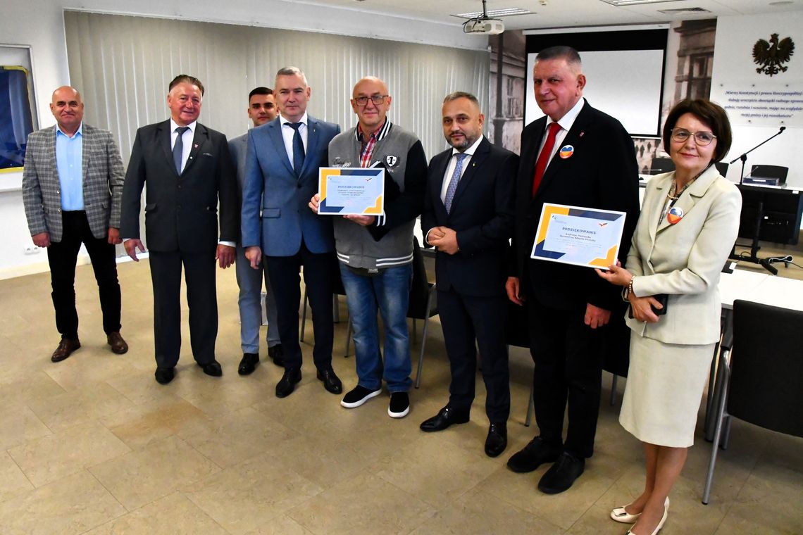 Wizyta i podziękowania ukraińskich dyplomatów dla Płońska