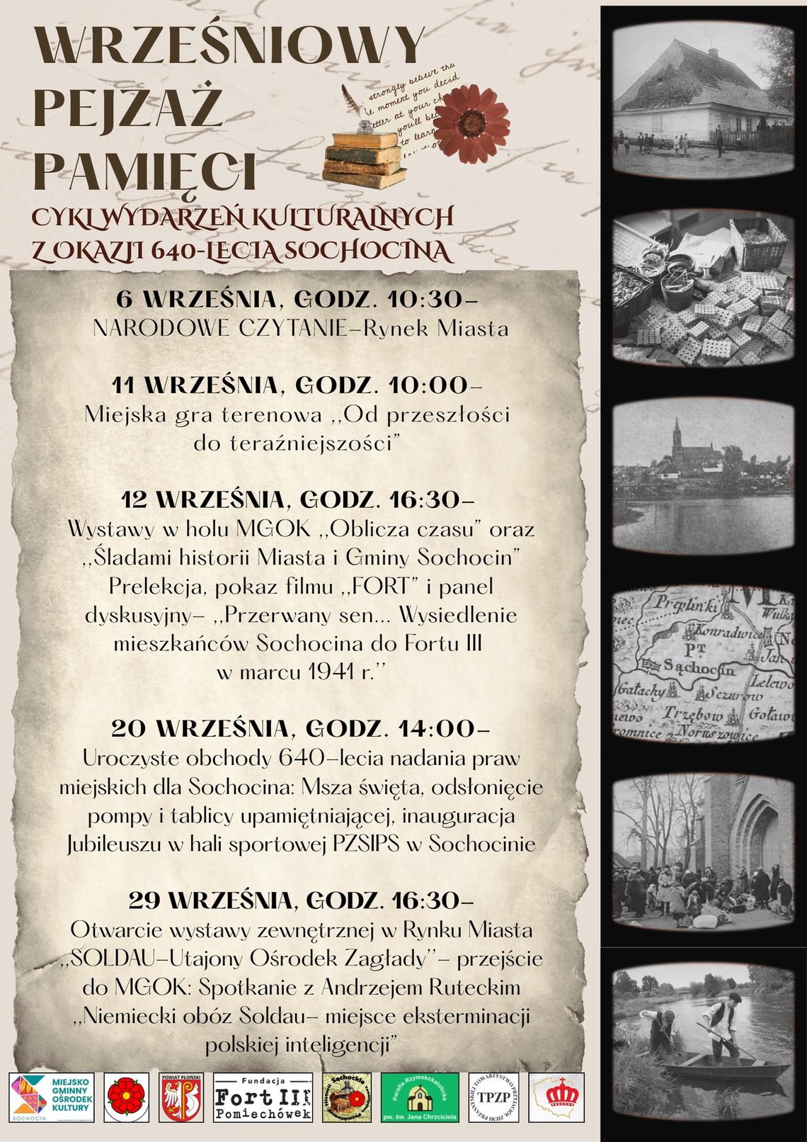 Wrzesień miesiącem jubileuszu 640-lecia Sochocina
