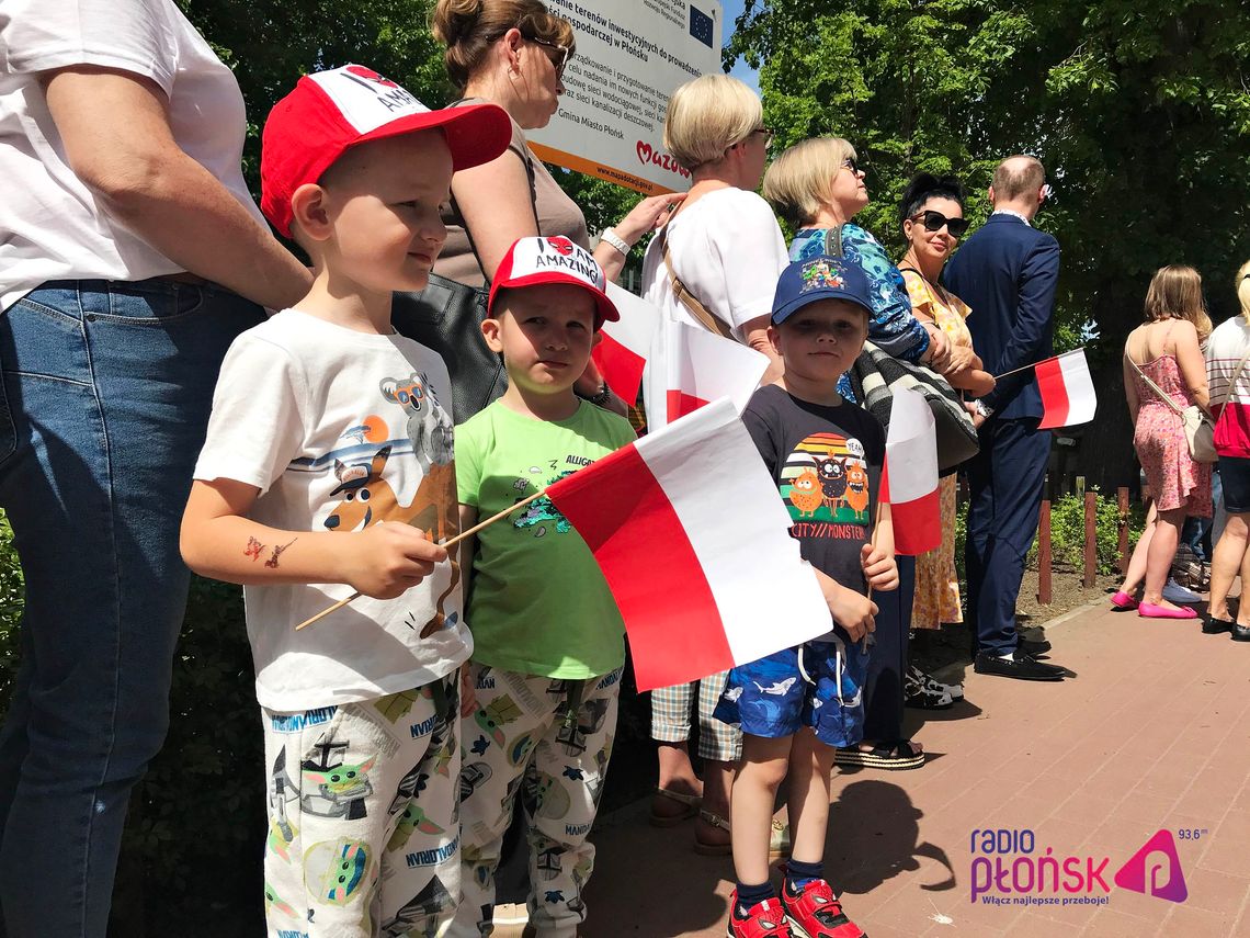 Wspólne świętowanie Dnia Flagi RP w Płońsku