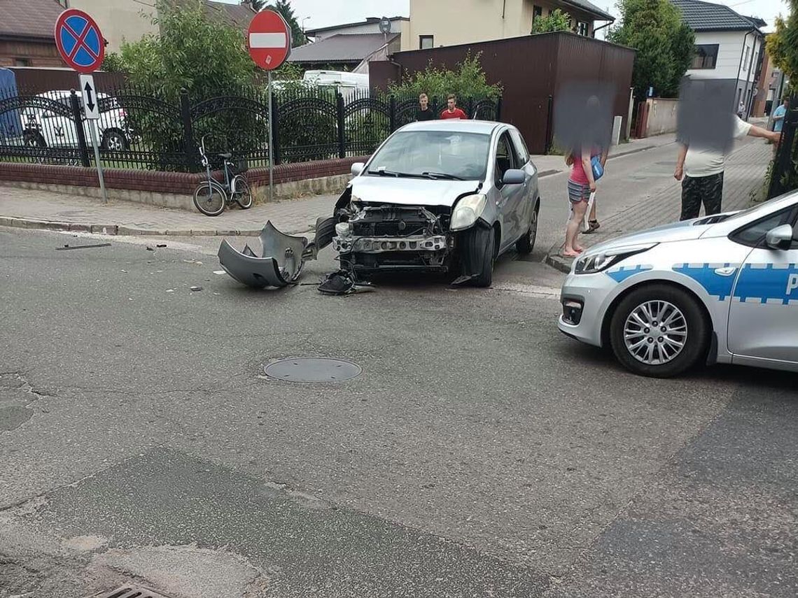 Wymuszenie pierwszeństwa przyczyną kolizji na ul. Warszawskiej 