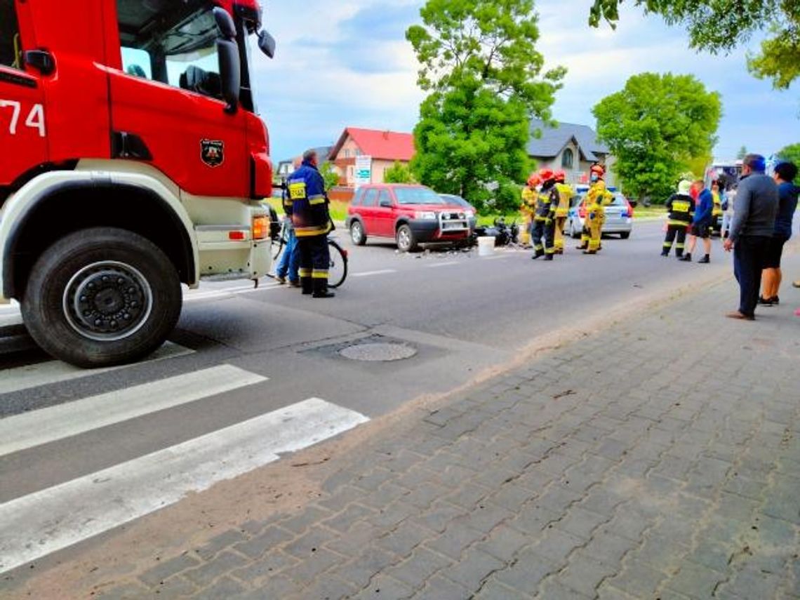 Wymuszenie pierwszeństwa przyczyną sobotniego wypadku w Raciążu 