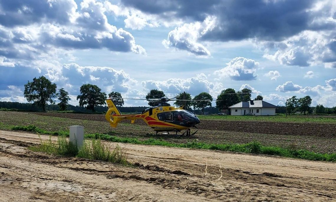 Wypadek na żwirowni. Taśmociąg urwał mężczyźnie rękę