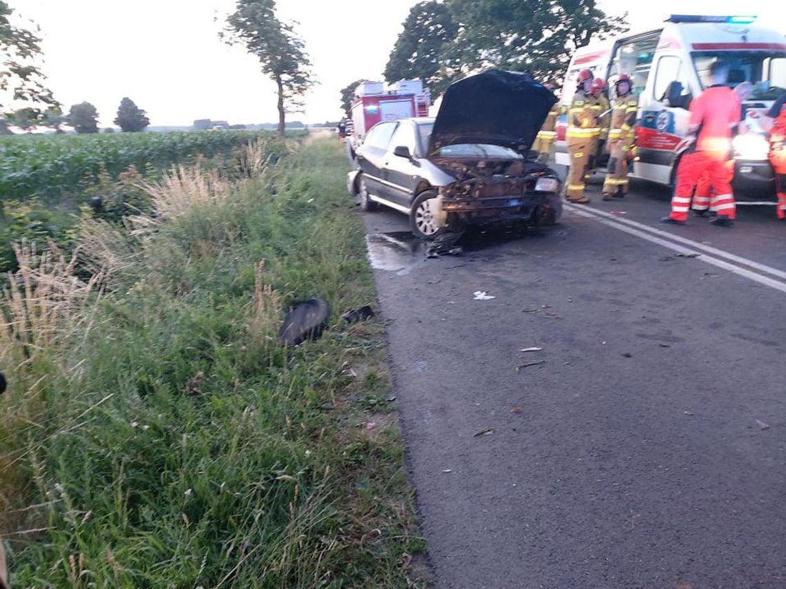 Wypadek w Mystkowie. Jedna osoba poszkodowana 