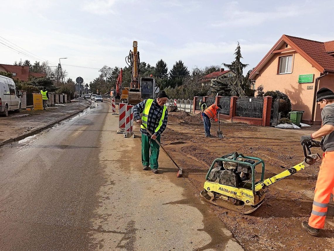 Wznowiono prace remontowe na ulicy Szkolnej