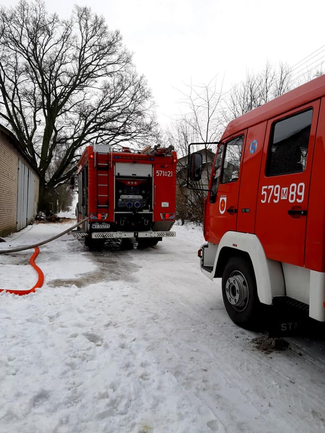 Zapalił się gaz z rozszczelnionej butli. Nikt nie odniósł obrażeń