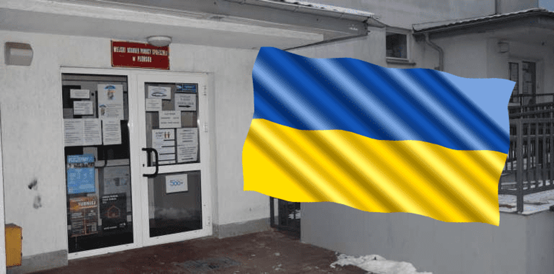 Zbiórka darów dla Ukrainy w płońskim MOPS`ie