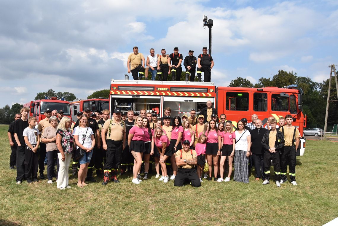 Zbyszek w garażu OSP Zaborowo. To jak narodziny dziecka