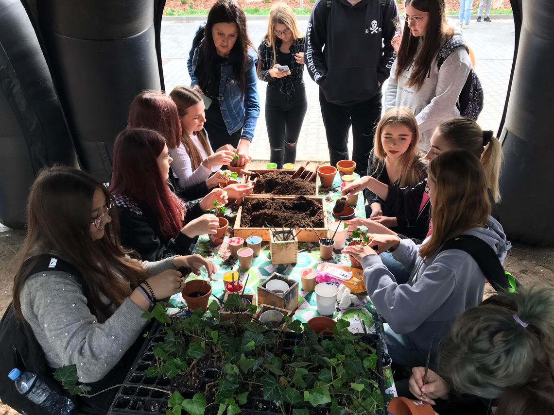 "Zielony" piknik przy ZS1 w Płońsku