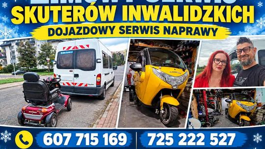 DOJAZDOWY SERWIS SKUTERÓW INWALIDZKICH Płońsk - ZADBAJ O SPRZĘT ZIMĄ