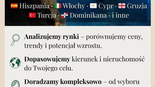 Nieruchomości za granicą - bez prowizji, zakup od dewelopera