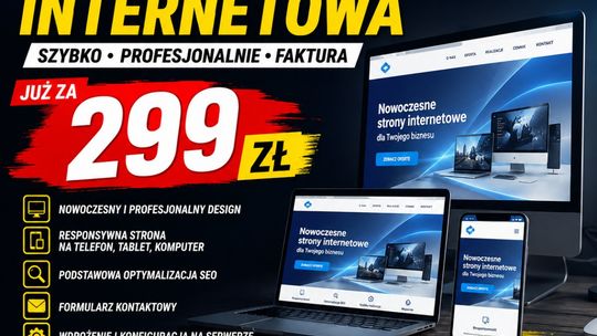 Nowoczesna strona WWW za 299 zł ★ SZYBKA REALIZACJA | stronaza299.pl