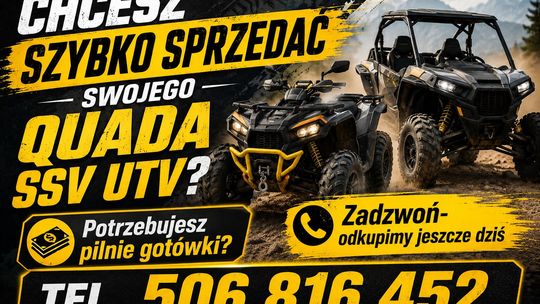 SKUP QUADÓW QUAD QUADY ATV BUGGY SSV -CAŁA POLSKA- DOJEŻDŻAMY-