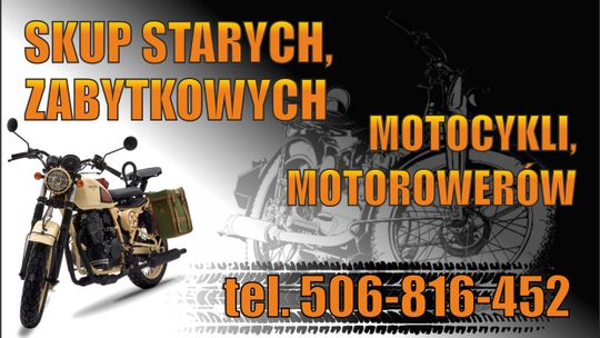 SKUP STARYCH ZABYTKOWYCH MOTOCYKLI MOTOROWERÓW MOTORÓW