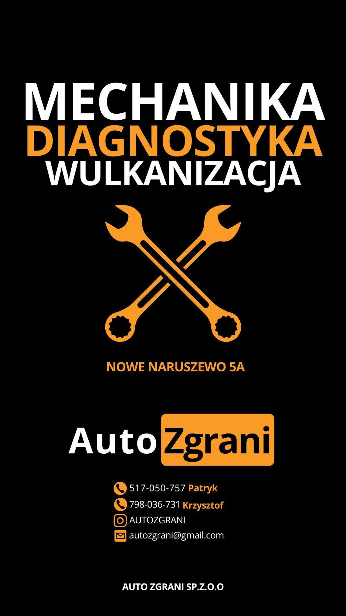 Mechanika samochodowa / Wulkanizacja / Diagnostyka komputerowa