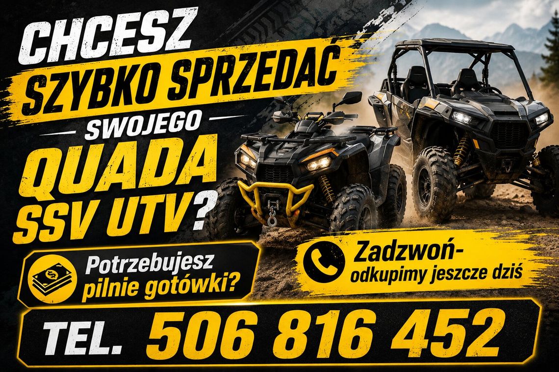 SKUP QUADÓW QUAD QUADY ATV BUGGY SSV -CAŁA POLSKA- DOJEŻDŻAMY- SKUP QUADÓW QUAD QUADY ATV BUGGY SSV -CAŁA POLSKA- DOJEŻDŻAMY-