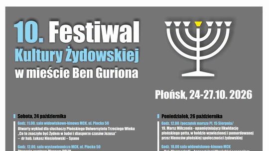 10. edycja Festiwalu Kultury Żydowskiej w mieście Ben Guriona