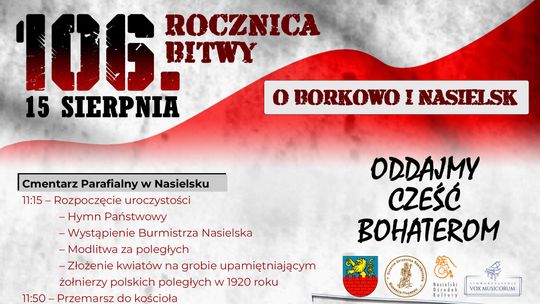 106. rocznica Bitwy o Borkowo i Nasielsk. Mieszkańcy oddadzą hołd bohaterom 1920