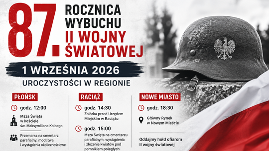 87. rocznica wybuchu II wojny światowej. Obchody w regionie