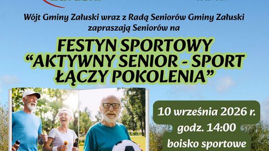 „Aktywny senior – sport łączy pokolenia” w gminie Załuski