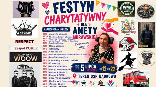 Bądkowo zagra dla Anety. Charytatywny festyn już w niedzielę