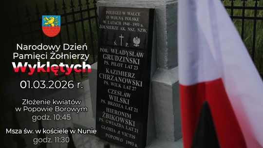 Dzień Pamięci Żołnierzy Wyklętych w gminie Nasielsk