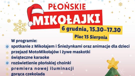 Mikołajki w płońskim rynku ✨ Mikołajki w płońskim rynku ✨