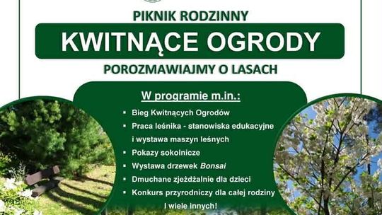 Piknik i bieg "Kwitnących Ogrodów" w Kucharach Królewskich Piknik i bieg "Kwitnących Ogrodów" w Kucharach Królewskich