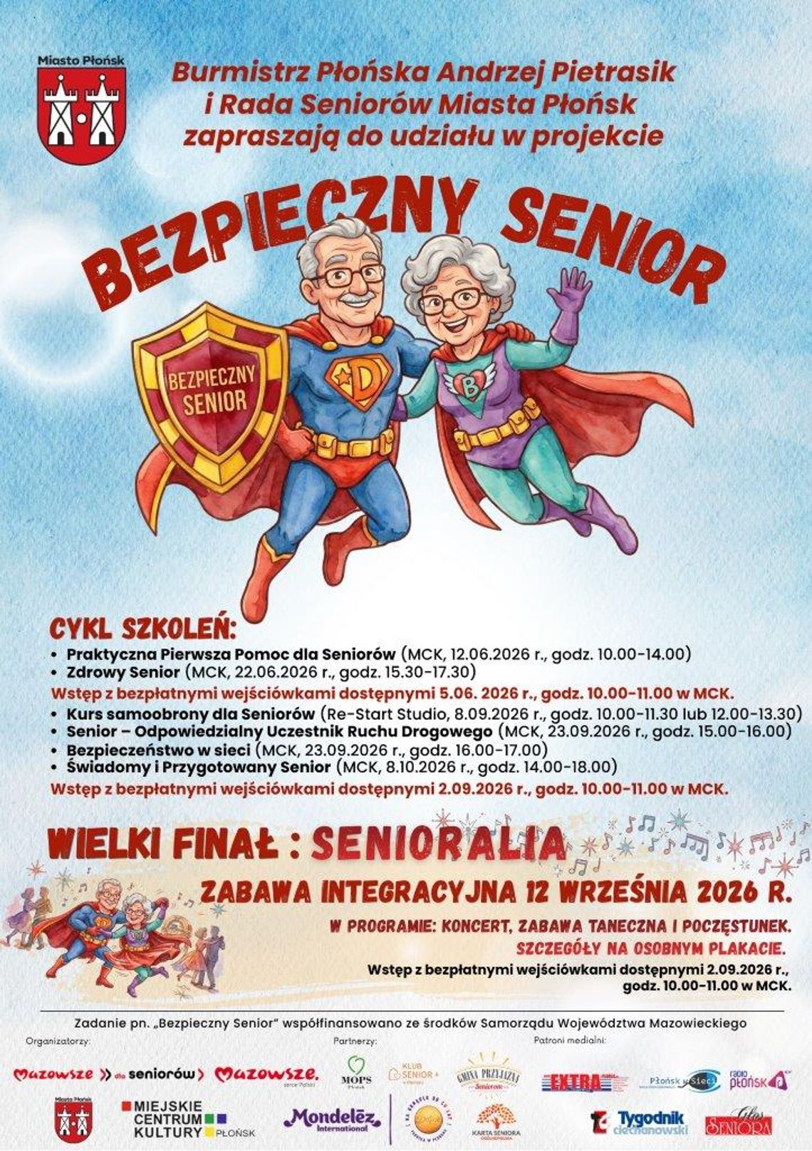 Bezpieczny Senior i Senioralia w Płońsku