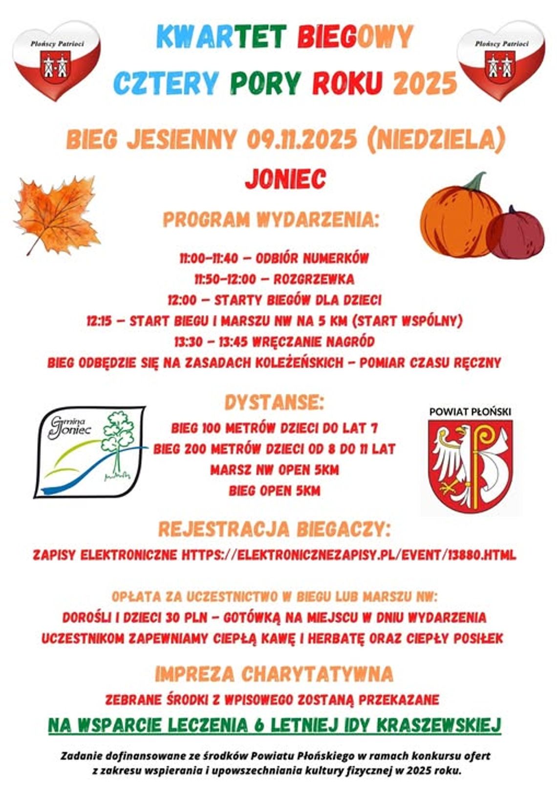 🏃‍♂️ BIEG JESIENNY 2025 – JONIEC 🍂