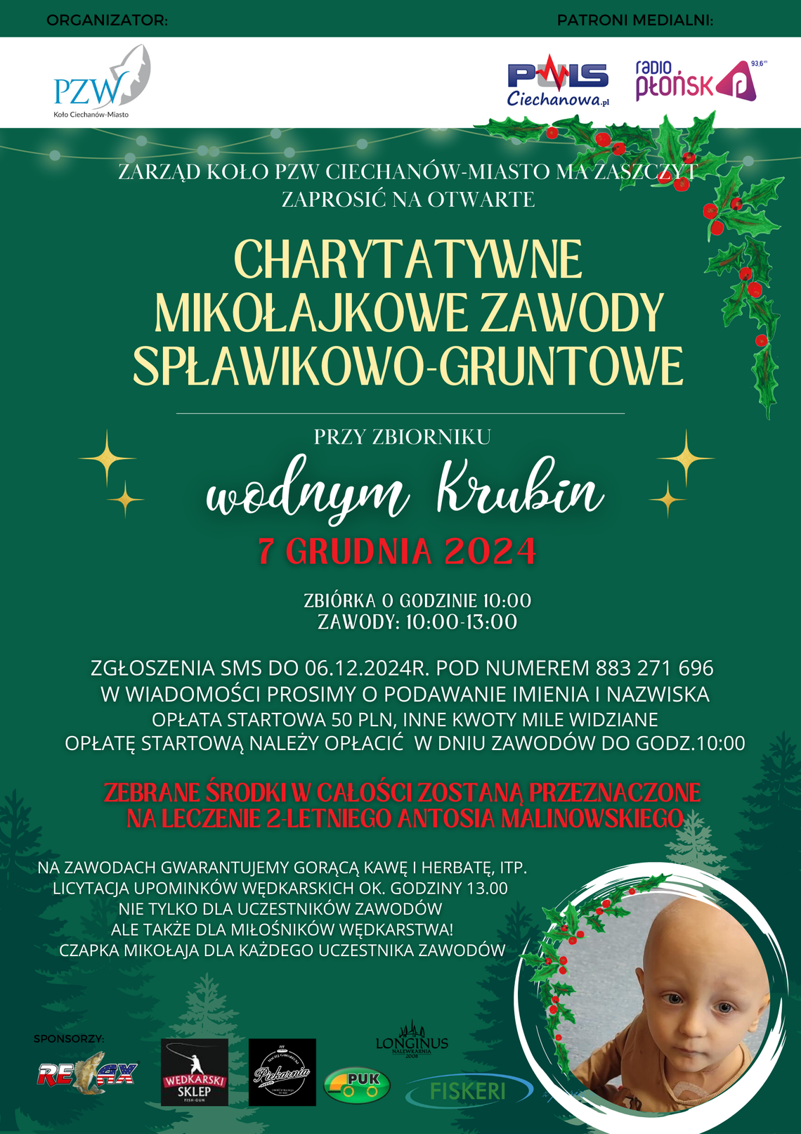 Charytatywne Mikołajkowe Zawody Spławikowo-Gruntowe