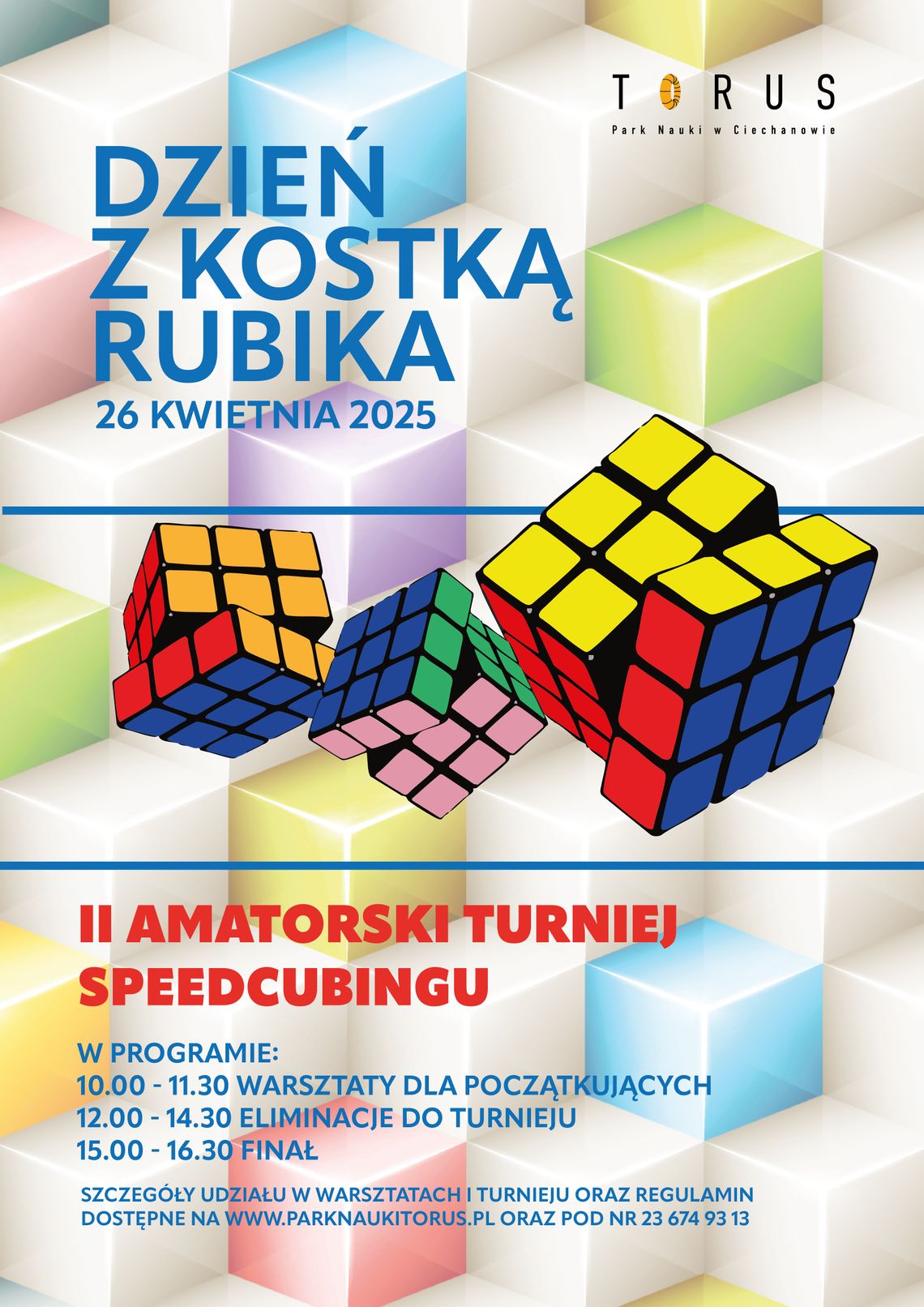 Dzień z KOSTKĄ RUBIKA i Turniej Speedcubingu Dzień z KOSTKĄ RUBIKA i Turniej Speedcubingu