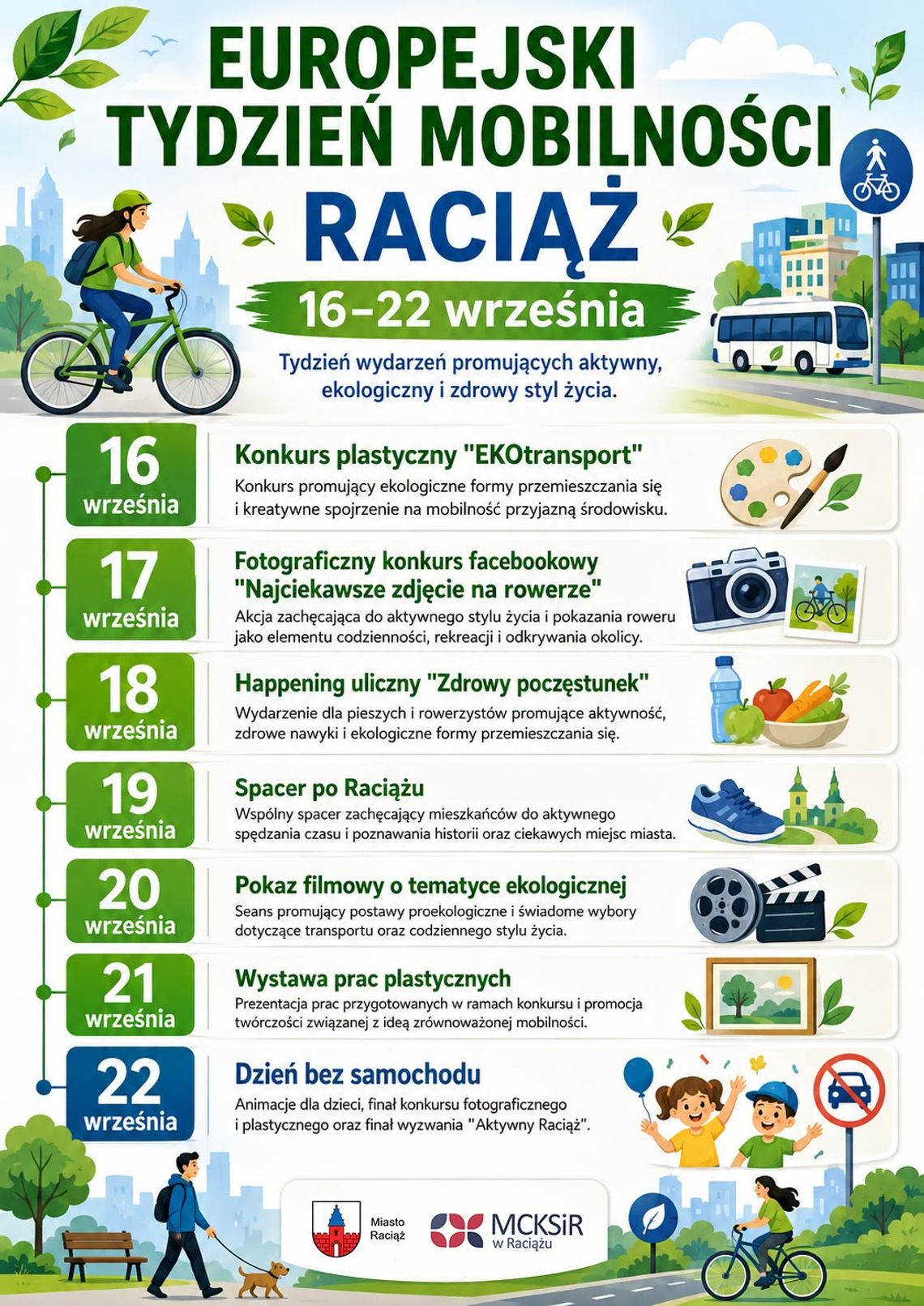Europejski Tydzień Mobilności w Raciążu Europejski Tydzień Mobilności w Raciążu