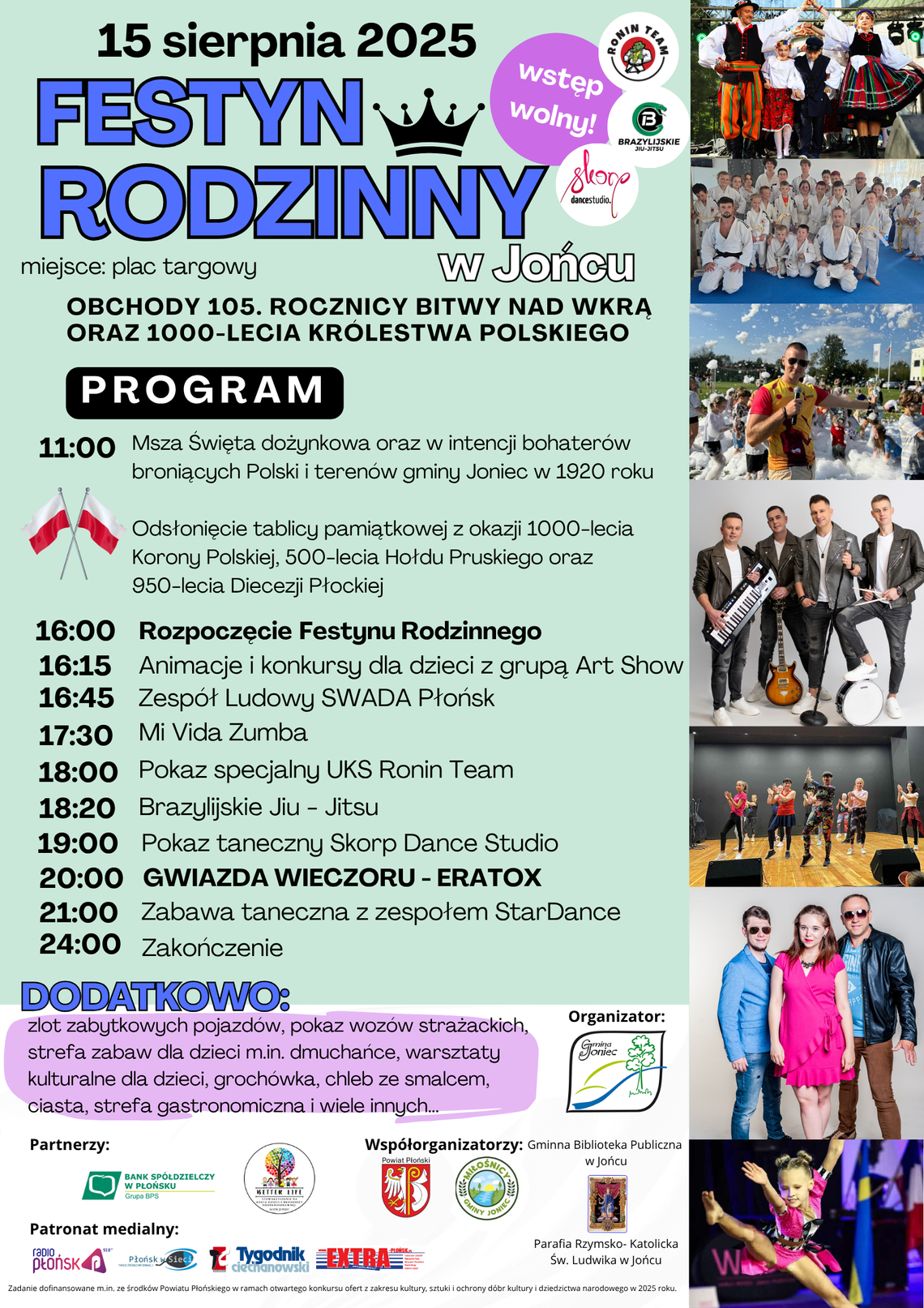 Festyn Rodzinny w Jońcu – 15 sierpnia 2025