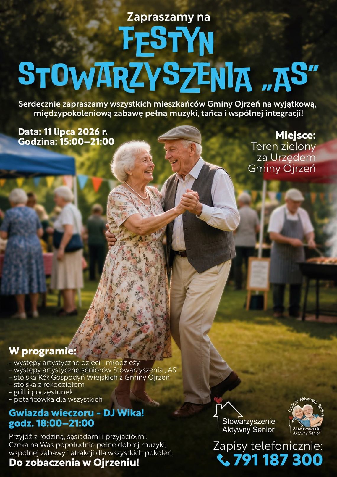 Festyn Stowarzyszenia ,,AS" w Gminie Ojrzeń Festyn Stowarzyszenia ,,AS" w Gminie Ojrzeń