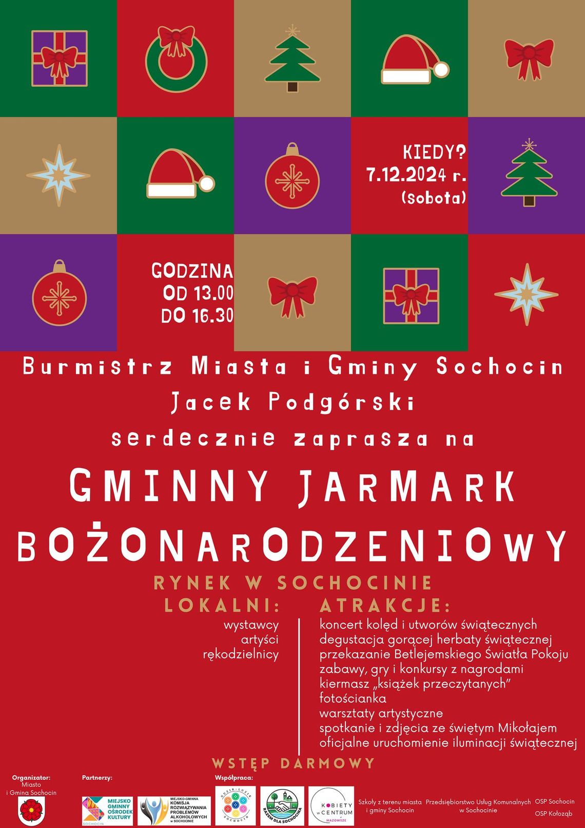 Jarmark bożonarodzeniowy w Sochocinie Jarmark bożonarodzeniowy w Sochocinie