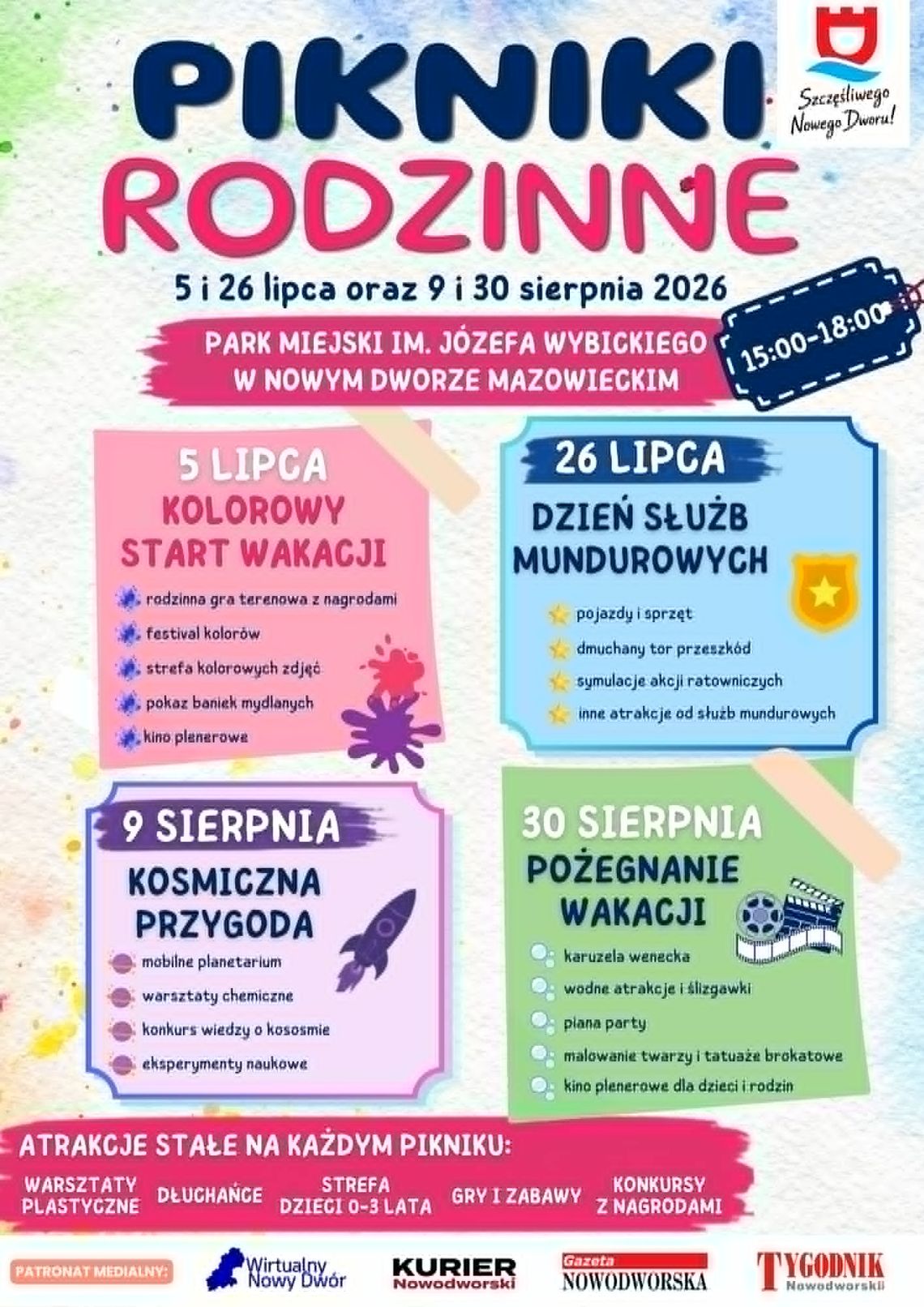 Kolorowy Start Wakacji już w niedzielę w Nowym Dworze Kolorowy Start Wakacji już w niedzielę w Nowym Dworze