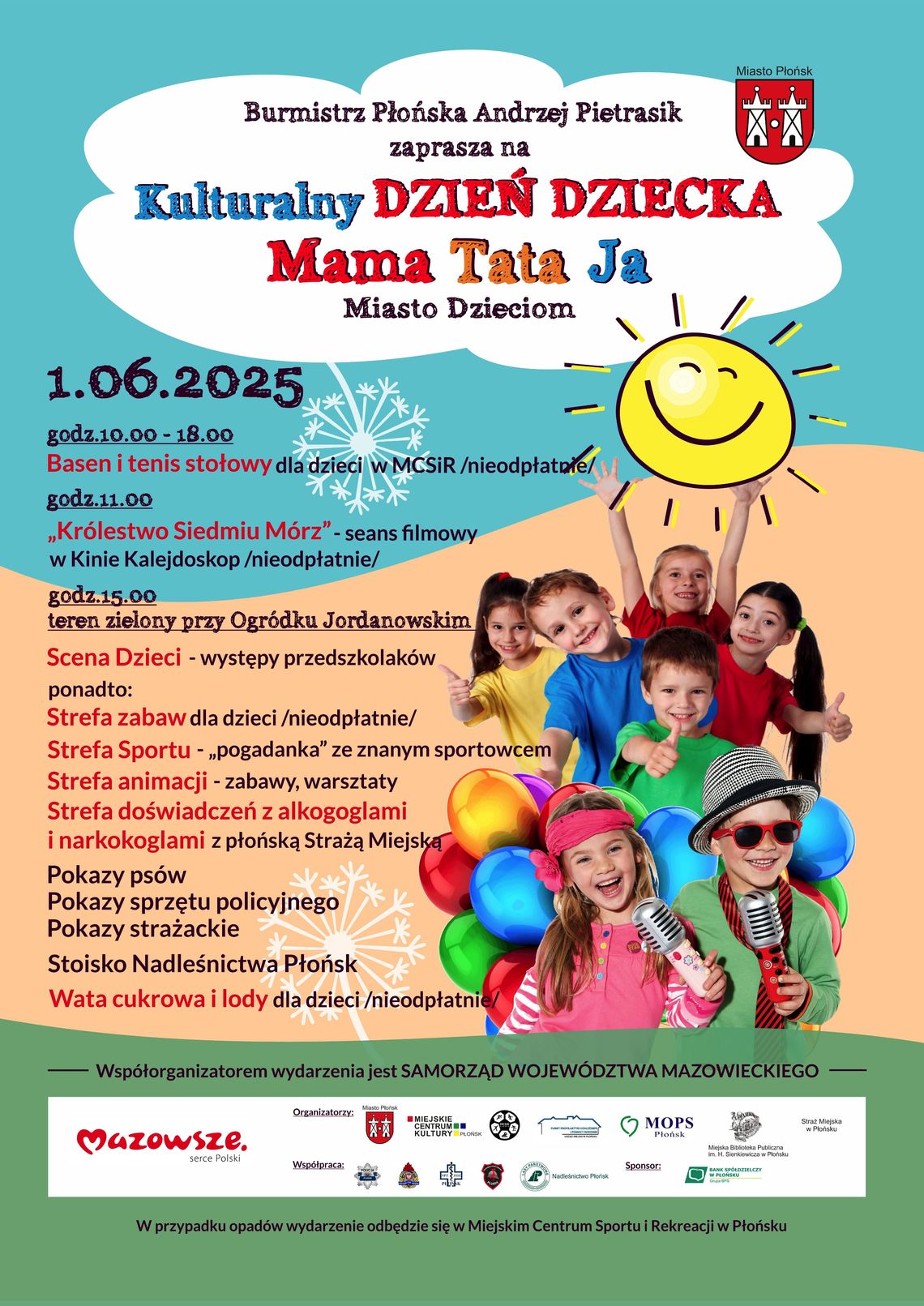 Kulturalny Dzień Dziecka w Płońsku Kulturalny Dzień Dziecka w Płońsku