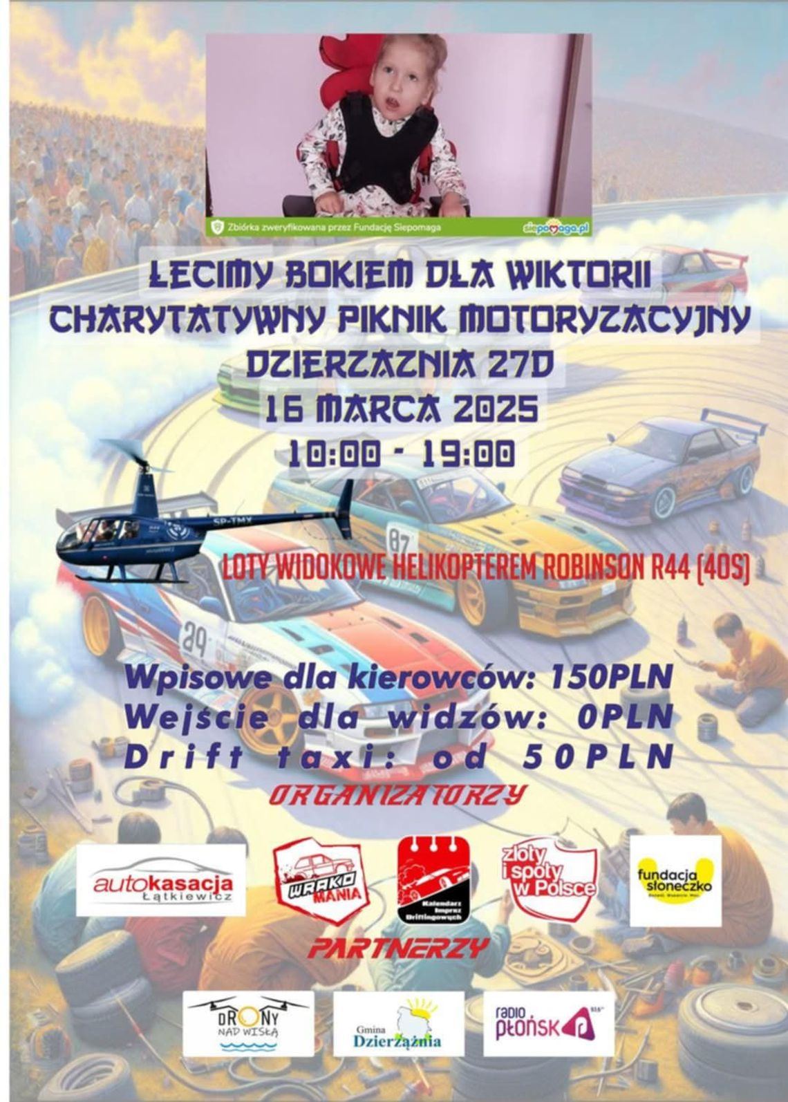 "Lecimy bokiem" dla Wiktorii "Lecimy bokiem" dla Wiktorii