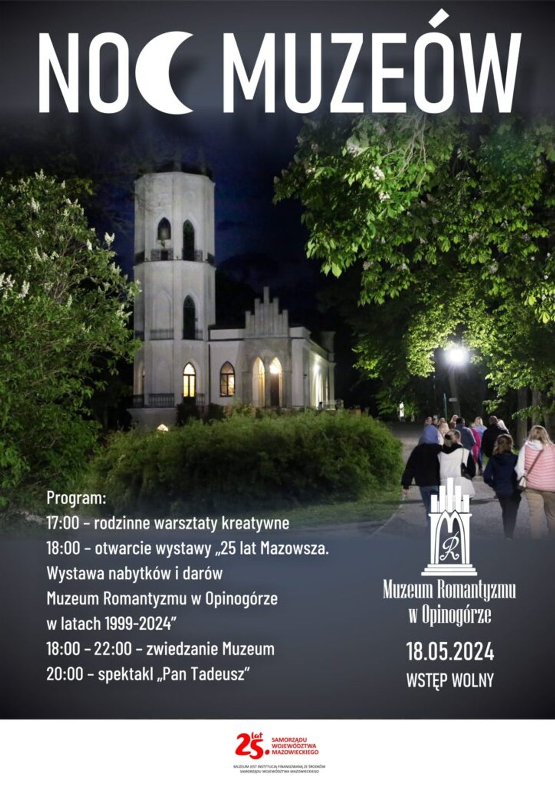 Noc Muzeów w Muzeum Romantyzmu w Opinogórze