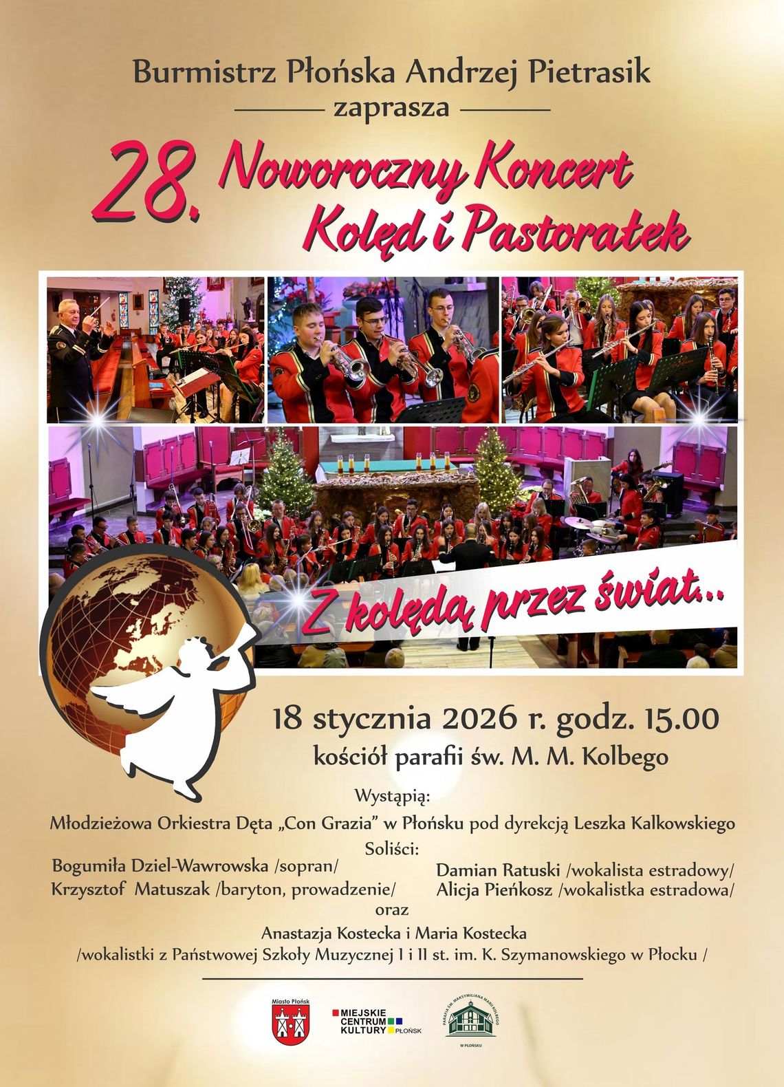Noworoczny Koncert Kolęd i Pastorałek w Płońsku