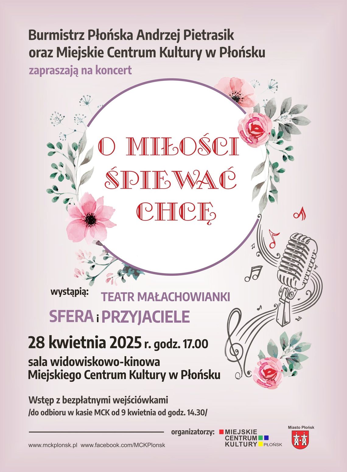 "O miłości śpiewać chcę" - koncert w MCK "O miłości śpiewać chcę" - koncert w MCK